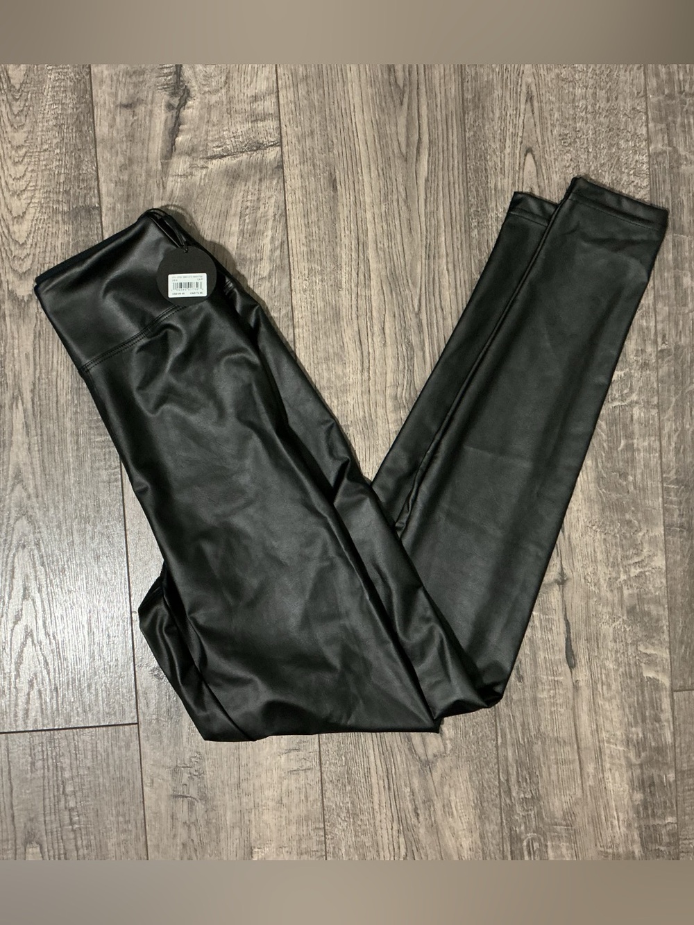New! aerie OFFLINE Faux Leather Leggings in Black Small NWT